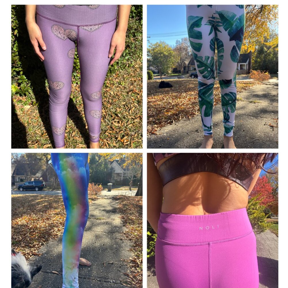 Lot of yoga pants leggings size medium- teeki, Onezie, Noli, Mika